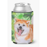 Caroline'S Treasures Akita St Patrick'S Decorative Can Hugger, Multicolor
