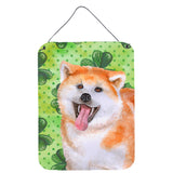 Caroline'S Treasures Akita St Patrick'S Metal Print, 16 X 12, Multicolor