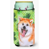 Caroline'S Treasures Akita St Patrick'S Decorative Can Hugger, Tall Boy, Multicolor