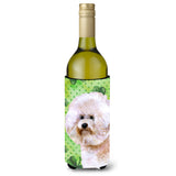 Caroline'S Treasures Bichon Frise #2 St Patrick'S Decorative Bottle Hugger, 750Ml, Multicolor