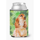 Caroline'S Treasures Cocker Spaniel St Patrick'S Decorative Can Hugger, Multicolor