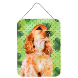 Caroline'S Treasures Cocker Spaniel St Patrick'S Metal Print, 16 X 12, Multicolor