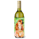 Caroline'S Treasures Cocker Spaniel St Patrick'S Decorative Bottle Hugger, 750Ml, Multicolor