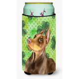 Caroline'S Treasures Doberman Pinscher St Patrick'S Decorative Can Hugger, Tall Boy, Multicolor