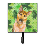 Caroline'S Treasures German Shepherd #2 St Patrick'S Wall Hook, Small, Multicolor