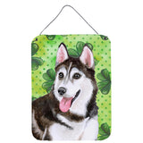 Caroline'S Treasures Siberian Husky #2 St Patrick'S Metal Print, 16 X 12, Multicolor