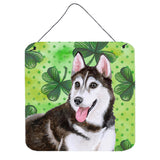 Caroline'S Treasures Siberian Husky #2 Metal Print, 6H X 6W, St Patrick'S Day