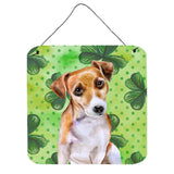 Caroline'S Treasures Jack Russell Terrier #2 Metal Print, 6H X 6W, St Patrick'S Day