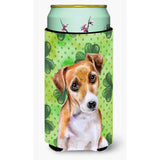 Caroline'S Treasures Jack Russell Terrier #2 St Patrick'S Decorative Can Hugger, Tall Boy, Multicolor