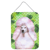 Caroline'S Treasures White Standard Poodle St Patrick'S Metal Print, 16 X 12, Multicolor