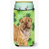 Caroline'S Treasures Shar Pei Puppy St Patrick'S Decorative Can Hugger, Tall Boy, Multicolor