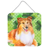 Caroline'S Treasures Sheltie Metal Print, 6H X 6W, St Patrick'S Day