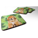 Caroline'S Treasures Tibetan Mastiff St Patrick'S Decorative Coasters, Multicolor