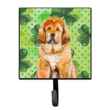 Caroline'S Treasures Tibetan Mastiff St Patrick'S Wall Hook, Small, Multicolor