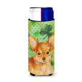 Caroline'S Treasures Toy Terrier St Patrick'S Decorative Can Hugger, Slim, Multicolor