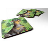 Caroline'S Treasures Miniature Pinscher #2 St Patrick'S Decorative Coasters, Multicolor