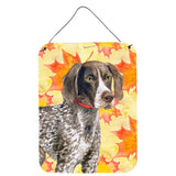 Caroline'S Treasures German Shorthaired Pointer Fall Metal Print, 16 X 12, Multicolor