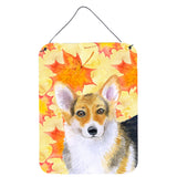 Caroline'S Treasures Pembroke Corgi Fall Metal Print, 16 X 12, Multicolor