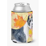 Caroline'S Treasures Harlequin Dane Fall Decorative Can Hugger, Multicolor