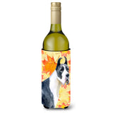 Caroline'S Treasures Harlequin Dane Fall Decorative Bottle Hugger, 750Ml, Multicolor