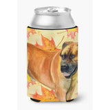 Caroline'S Treasures Boerboel Mastiff Fall Decorative Can Hugger, Multicolor