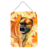 Caroline'S Treasures Boerboel Mastiff Fall Metal Print, 16 X 12, Multicolor