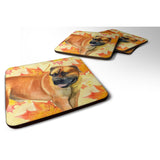 Caroline'S Treasures Boerboel Mastiff Fall Decorative Coasters, Multicolor