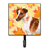 Caroline'S Treasures Smooth Fox Terrier Fall Wall Hook, Small, Multicolor