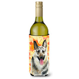 Caroline'S Treasures East-European Shepherd Fall Decorative Bottle Hugger, 750Ml, Multicolor