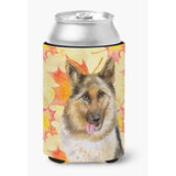 Caroline'S Treasures German Shepherd Fall Decorative Can Hugger, Multicolor