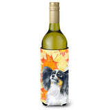 Caroline'S Treasures Papillon Fall Decorative Bottle Hugger, 750Ml, Multicolor
