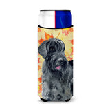 Caroline'S Treasures Giant Schnauzer Fall Decorative Can Hugger, Slim, Multicolor