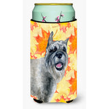 Caroline'S Treasures Schnauzer Fall Decorative Can Hugger, Tall Boy, Multicolor