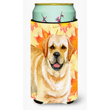 Caroline'S Treasures Golden Retriever Fall Decorative Can Hugger, Tall Boy, Multicolor