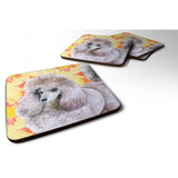 Caroline'S Treasures Poodle Fall Decorative Coasters, Multicolor