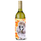 Caroline'S Treasures Poodle Fall Decorative Bottle Hugger, 750Ml, Multicolor