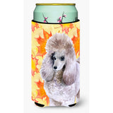 Caroline'S Treasures Poodle Fall Decorative Can Hugger, Tall Boy, Multicolor