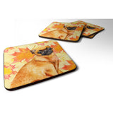 Caroline'S Treasures Small Brabant Griffon Fall Decorative Coasters, Multicolor