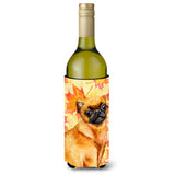 Caroline'S Treasures Small Brabant Griffon Fall Decorative Bottle Hugger, 750Ml, Multicolor