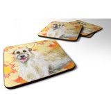 Caroline'S Treasures Irish Wolfhound Fall Decorative Coasters, Multicolor