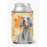Caroline'S Treasures Weimaraner Fall Decorative Can Hugger, Multicolor