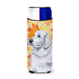 Caroline'S Treasures Maremma Sheepdog Fall Decorative Can Hugger, Slim, Multicolor
