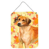 Caroline'S Treasures Rhodesian Ridgeback Fall Metal Print, 16 X 12, Multicolor