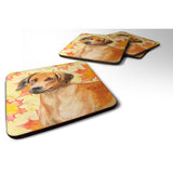 Caroline'S Treasures Rhodesian Ridgeback Fall Decorative Coasters, Multicolor