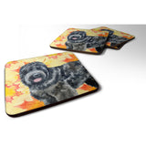 Caroline'S Treasures Black Russian Terrier Fall Decorative Coasters, Multicolor