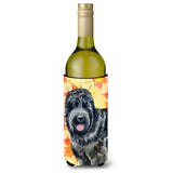 Caroline'S Treasures Black Russian Terrier Fall Decorative Bottle Hugger, 750Ml, Multicolor