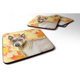 Caroline'S Treasures Thai Ridgeback Fall Decorative Coasters, Multicolor