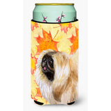 Caroline'S Treasures Pekingese Fall Decorative Can Hugger, Tall Boy, Multicolor