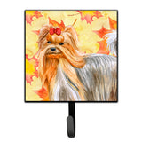Caroline'S Treasures Yorkshire Terrier Fall Wall Hook, Small, Multicolor