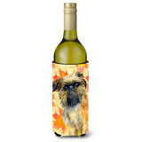 Caroline'S Treasures Brussels Griffon Fall Decorative Bottle Hugger, 750Ml, Multicolor